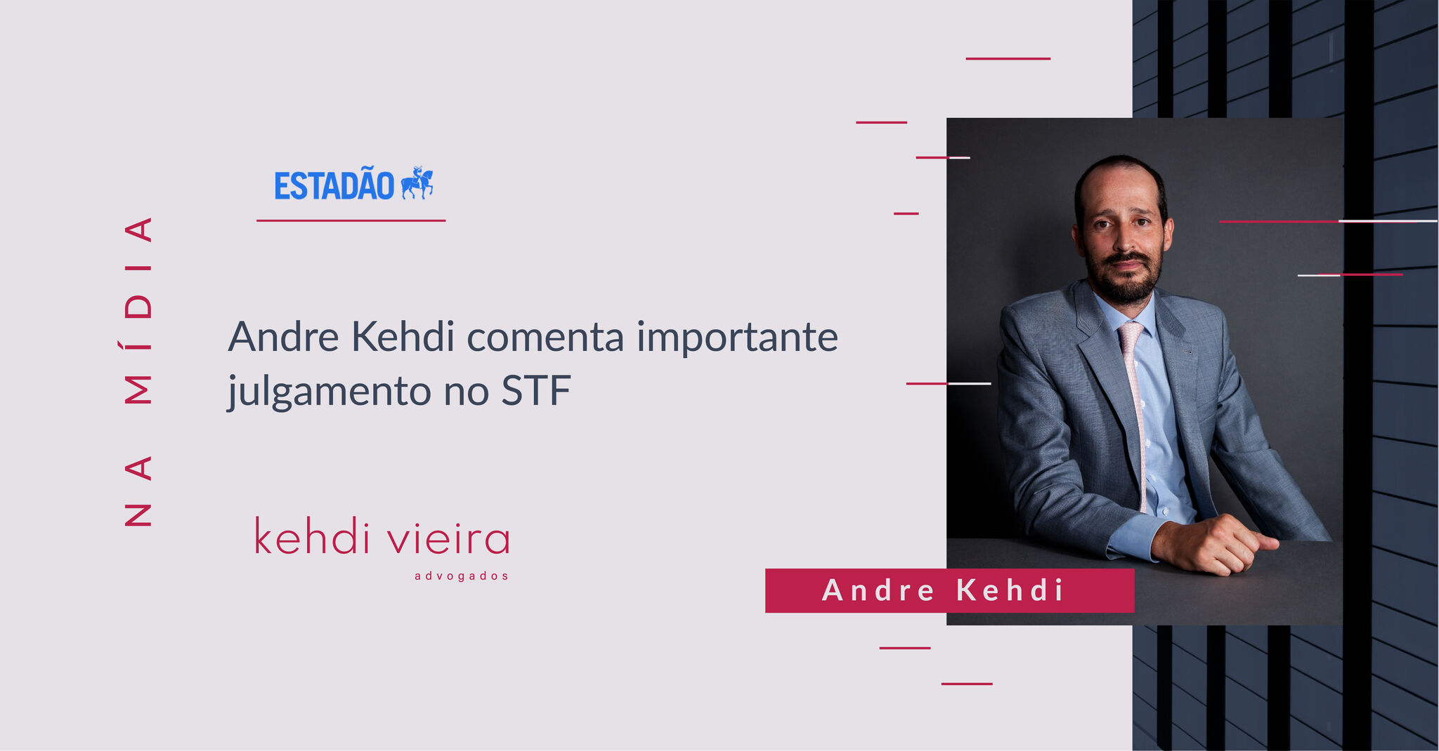 Foto O Supremo Tribunal Federal tem a oportunidade de validar importante decisão do Conselho Nacional de Justiça sobre a justiça paulista.  O sócio Andre Pires de Andrade Kehdi explica em artigo publicado no ESTADÃO que, com a legislação estadual em vigor, o Tribunal Bandeirante tem a possibilidade de designar e afastar mais de 200 juízes sem motivar tais decisões, de forma absolutamente arbitrária e, portanto, írrita a qualquer tipo de controle social.  Como o STF tem diversos precedentes que consideram tal prática inconstitucional, aguarda-se que, nesse novo julgamento, sua jurisprudência seja reafirmada para impor ao Tribunal de São Paulo o respeito à Constituição Federal.  Clique e Confira a íntegra do artigo.